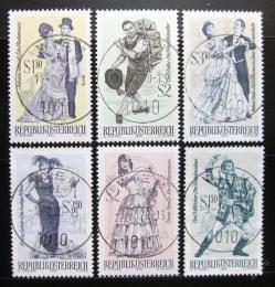 Poštové známky Rakúsko 1970 Operety Mi# 1331-33,1338-40