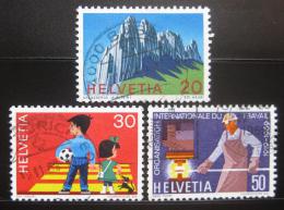 Poštové známky Švýcarsko 1969 Výroèí a události Mi# 911-13