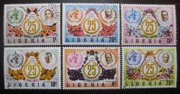 Poštové známky Libéria 1973 Výroèí WHO Mi# 882-87