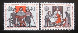 Poštové známky Lichtenštajnsko 1982 Európa CEPT Mi# 791-92