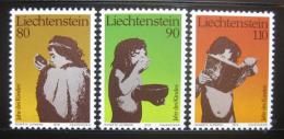 Poštové známky Lichtenštajnsko 1979 Medzinárodný rok dìtí Mi# 725-27