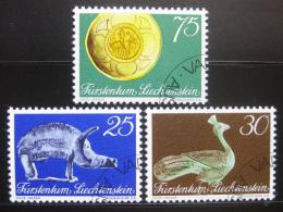 Poštové známky Lichtenštajnsko 1971 Národní múzeum Mi# 536-38