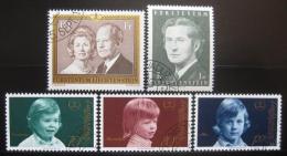 Poštové známky Lichtenštajnsko 1974-5 Knížecí rodina Mi# 614-15,620-22 Kat 13€