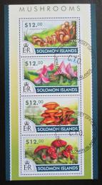 Poštové známky Šalamúnove ostrovy 2015 Huby Mi# 3097-3100 Kat 17€ 