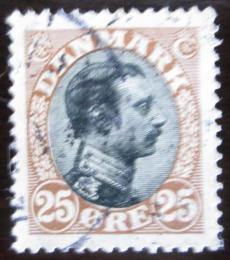 Poštová známka Dánsko 1919 Krá¾ Christian X. Mi# 100