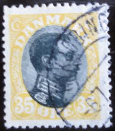 Poštová známka Dánsko 1919 Krá¾ Christian X. Mi# 103