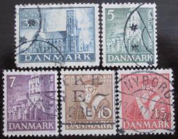 Poštové známky Dánsko 1936 Reformace kostolù Mi# 228-32