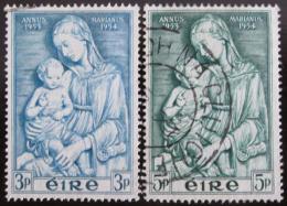 Poštové známky Írsko 1954 Mariánský rok Mi# 120-21