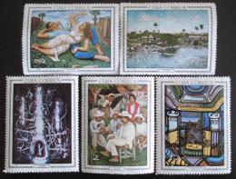 Poštové známky Kuba 1967 Umenie Mi# 1272-76