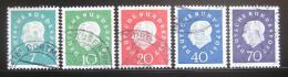 Poštové známky Nemecko 1959 Prezident Heuss Mi# 302-06
