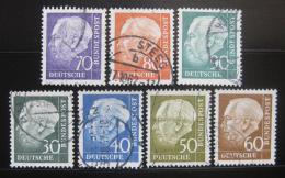 Poštové známky Nemecko 1956-57 Prezident Heuss Mi# 259-65