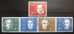 Poštové známky Nemecko 1959 Skladatelia Mi# 315-19 Kat 37.50€