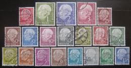 Poštové známky Nemecko 1954-60 Prez Heuss Mi# 177-96 