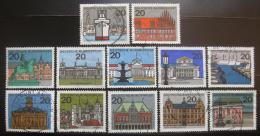 Poštové známky Nemecko 1964-65 Hlavní mìsta Mi# 416-27