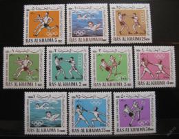 Poštové známky Rás al-Chajma 1966 Arabské hry Mi# 113-22
