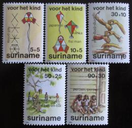Poštové známky Surinam 1984 Dìtské hry Mi# 1108-12