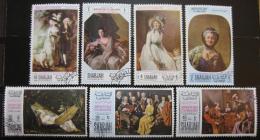 Poštové známky Šardžá 1968 Den matek Mi# 426-31,433