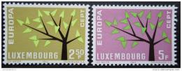 Poštové známky Luxembursko 1962 Európa CEPT Mi# 657-58