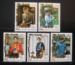 Poštové známky Penrhyn 1981 Krá¾ovská svadba Mi# 227-31