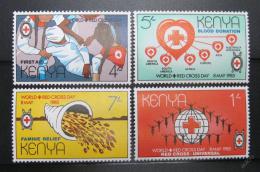 Poštové známky Keòa 1985 Mezinárodní èervený køíž Mi# 326-29
