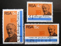 Poštové známky JAR 1973 C. J. Langenhoven Mi# 424-26