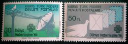 Poštové známky Cyprus Tur. 1983 Rok komunikace Mi# 132-33