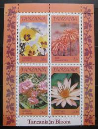 Poštové známky Tanzánia 1986 Kvety Mi# Block 57
