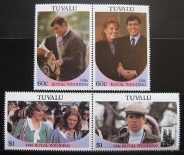 Potov znmky Tuvalu 1986 Krovsk svadba Mi# 377-81