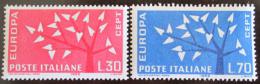 Poštové známky Taliansko 1962 Európa CEPT Mi# 1129-30