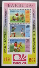 Poštové známky Barbuda 1974 MS ve futbale Mi# Block 8