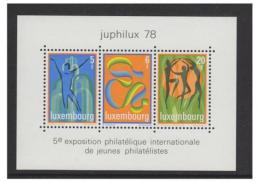 Poštové známky Luxembursko 1978 Výstava JUPHILUX Mi# Block 12