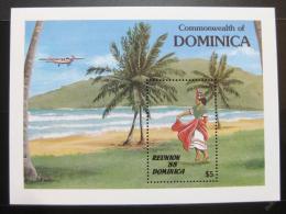 Poštová známka Dominika 1988 Výroèí nezávislosti Mi# Block 128