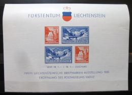 Poštové známky Lichtenštajnsko 1936 Poštovní múzeum Mi# Block 2 Kat 80€ 