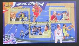 Poštové známky Guinea 2009 Basketbal, Magic Johnson Mi# 6710-12