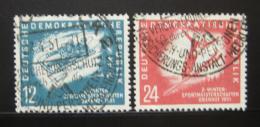 Poštové známky DDR 1951 Zimné sporty Mi# 280-81