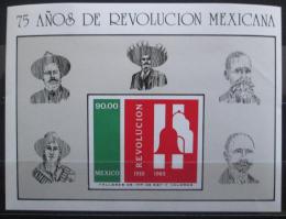 Poštová známka Mexiko 1985 Mexická revolúcia Mi# Block 31