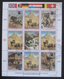 Poštové známky Paraguaj 1990 Transport pošty Mi# 4481