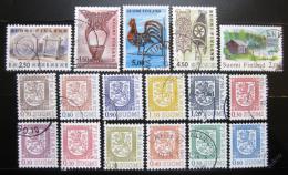 Poštové známky Fínsko 1975-90 Rùzné motivy SC# 555-70