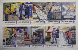 Poštové známky USA 1973 Poštovní služby Mi# 1096-1105