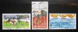 Poštové známky Dánsko 1992 Ochrana pøírody Mi# 1032-34