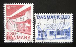 Poštové známky Dánsko 1987 Európa CEPT Mi# 895-96