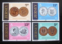 Poštové známky Jersey 1977 Mince Mi# 160-63