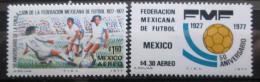 Potov znmky Mexiko 1977 Futbalov federace Mi# 1551-52