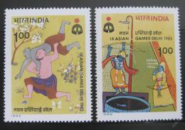 Poštové známky India 1982 Asijské hry Mi# 922,924