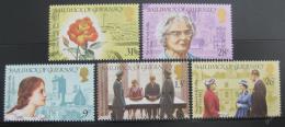 Poštové známky Guernsey 1984 Biografické scény Mi# 279-83