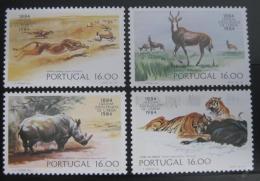 Poštové známky Portugalsko 1984 Zvieratá ze ZOO Mi# 1617-20 Kat 8€
