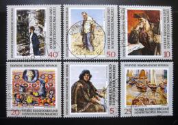 Poštové známky DDR 1969 Ruské umenie Mi# 1528-33