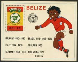Poštová známka Belize 1981 MS ve futbale Mi# Block 45