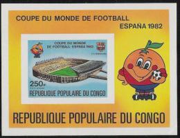 Poštová známka Kongo 1980 MS ve futbale neperf. Mi# Block 23 B
