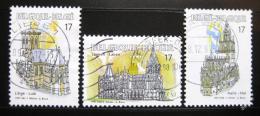 Poštové známky Belgicko 1997 Kostely Mi# 2763-65